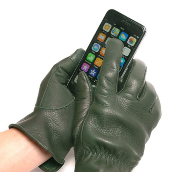 GMG DEER SKIN GLOVE ショートリスト GMG-07 BLACK M/ディアスキン