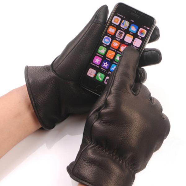 GMG DEER SKIN GLOVE THINSULATE GMG-11 BLACK/黒ディアスキングローブ