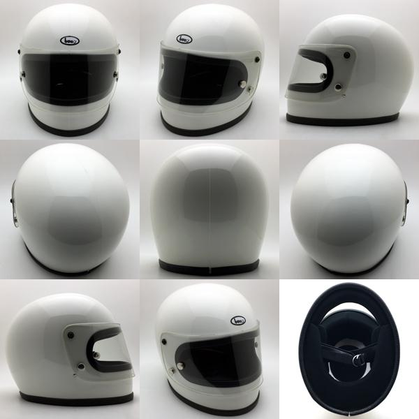 送料無料 Dead Stock 新品 箱 純正シールド付 BUCO FULLFACE WHITE