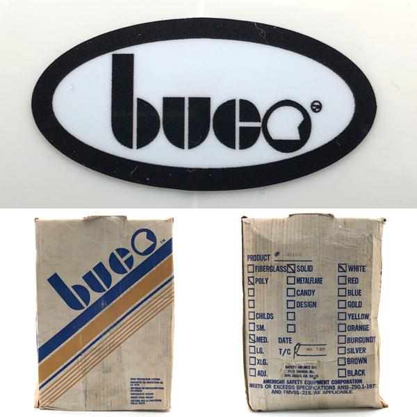 送料無料 Dead Stock 新品 箱 純正シールド付 BUCO FULLFACE WHITE