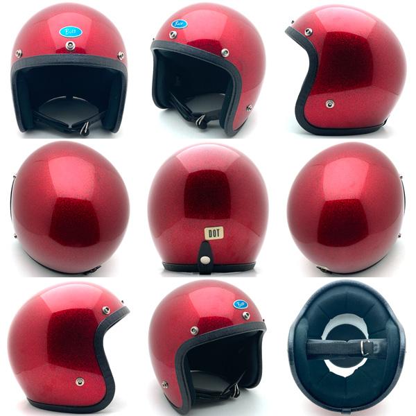 送料無料 Dead Stock 新品 箱付 BUCO RED METALFLAKE 58cm/赤ラメ