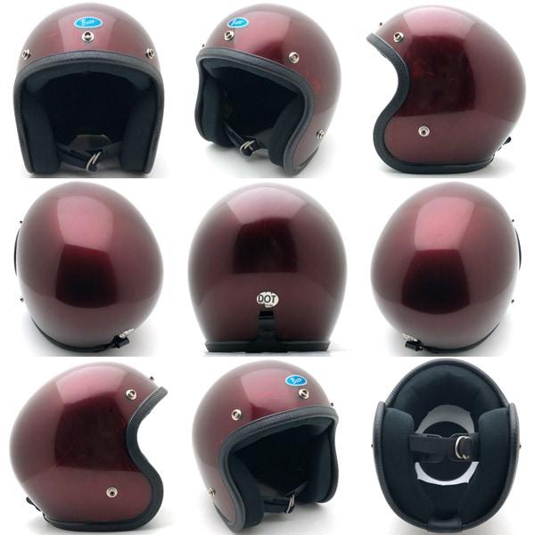 BUCO ENDURO ビンテージヘルメット 送料無料 Dead Stock 新品 箱付 BUCO ENDURO BURGUNDY METALLIC 58cm