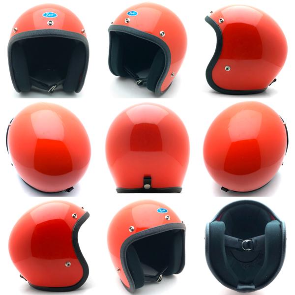 Buco International ブコ　エンデューロ　ビンテージヘルメット 送料無料 内装加工済 Dead Stock 新品 箱付 BUCO ENDURO ORANGE 62cm