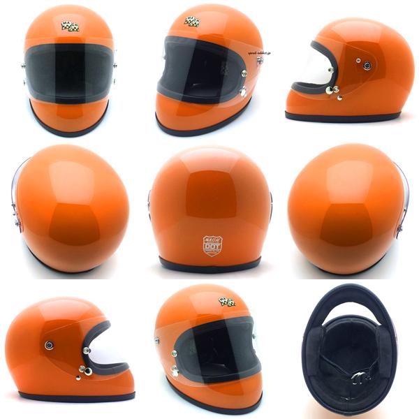 MACH フルフェイスヘルメット オレンジ McHAL MACH 02 APOLLO Full Face Helmet MATTE ORANGE S