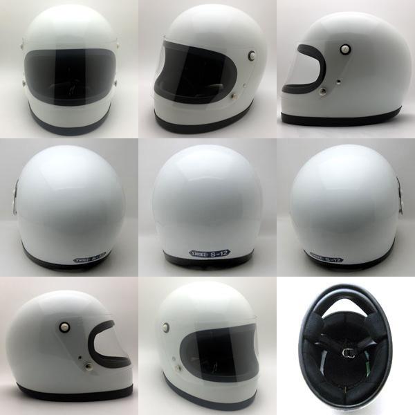 当時物　SHOEI　ショウエイ　S-12　純正シールド　クリア　デットストック SHOEI 送料無料 Dead Stock 新品 箱 BHVシールド付 SHOEI S-12 WHITE
