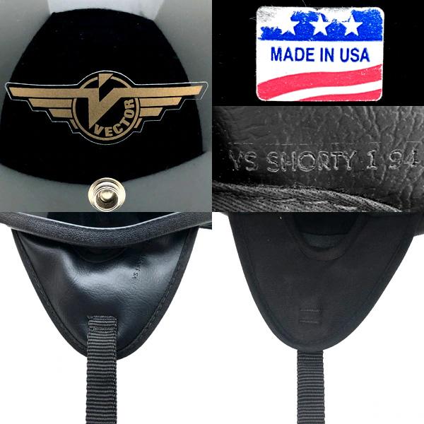 送料無料 内装加工済 Dead Stock 新品 HALF HELMET VS SHORTY BLACK