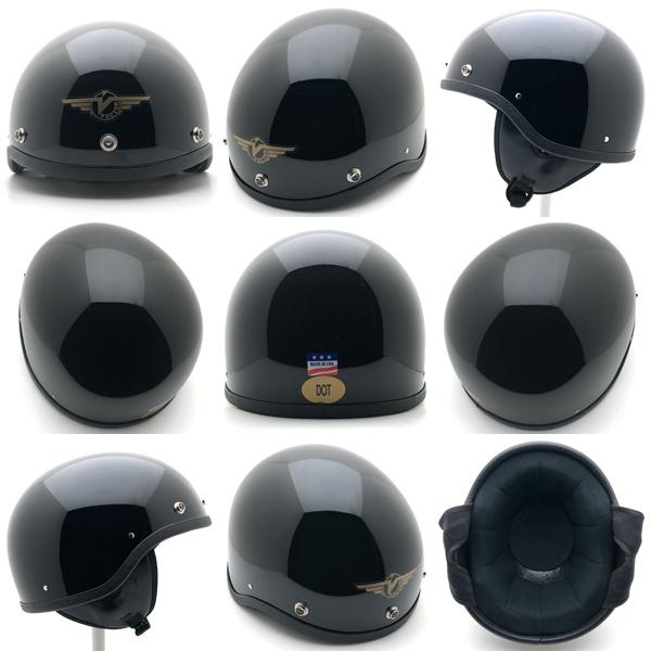 送料無料 Dead Stock 新品 HALF HELMET VS SHORTY BLACK 56cm