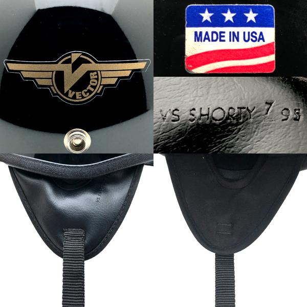 送料無料 Dead Stock 新品 HALF HELMET VS SHORTY BLACK 56cm/ハーフ