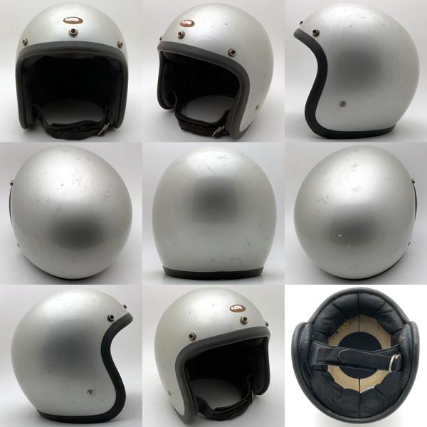 BELL(ヘルメット) 送料無料 60's BELL MAGNUM SILVER 57cm/銀 BELL(ヘルメット) 送料無料 60's BELL MAGNUM SILVER 57cm/銀