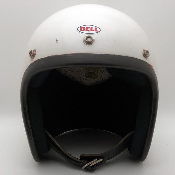 送料無料 BELL R-T 初期型 WHITE 60cm/ベルrt白ビンテージヘルメット