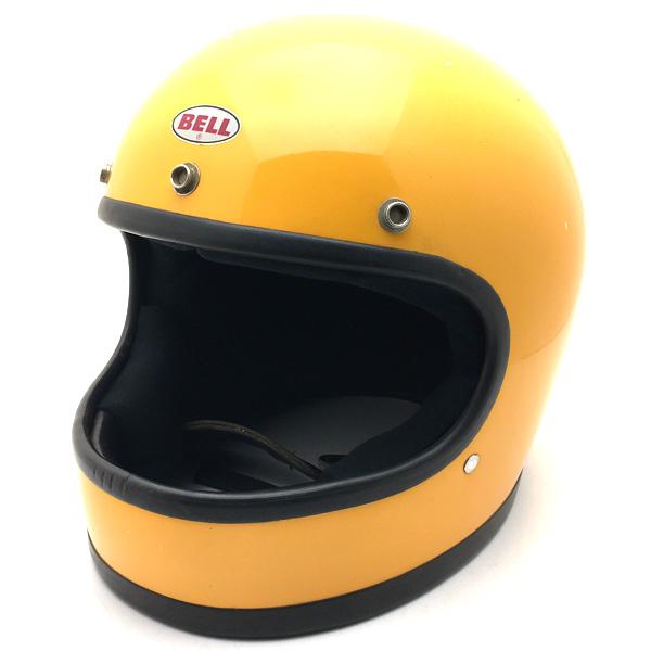 送料無料 BELL STAR 120 YELLOW 60cm/ベルスター120黄色イエロービンテージヘルメットオンロードフルフェイス族ヘル