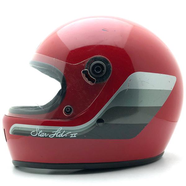 送料無料 純正シールド付 BELL STAR ltd.II RED 59cm/ベルスター2赤