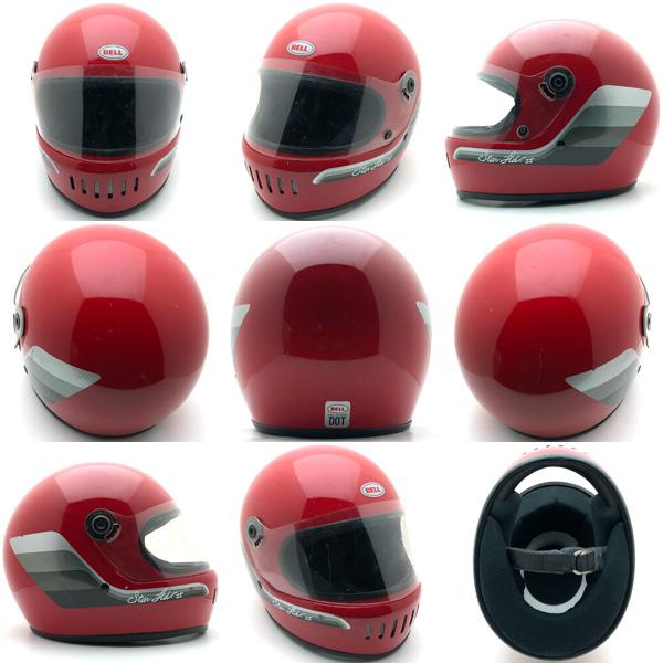送料無料 純正シールド付 BELL STAR ltd.II RED 59cm/ベルスター2赤