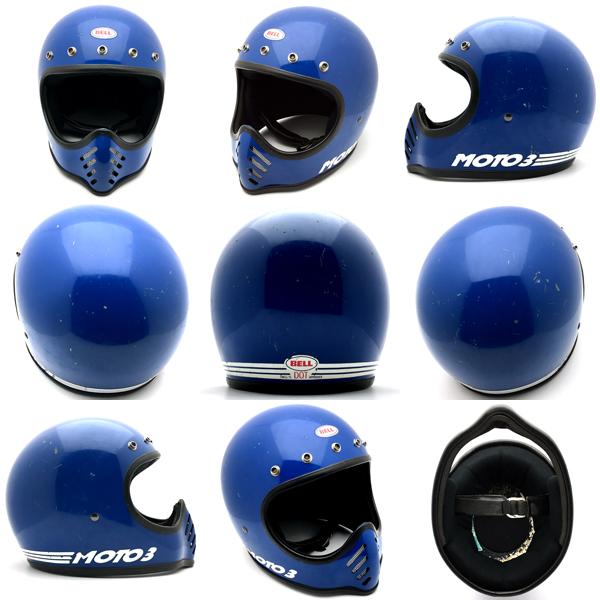 BELL（ヘルメット） 送料無料 5月16日値下 BELL MOTO3 BLUE 59cm