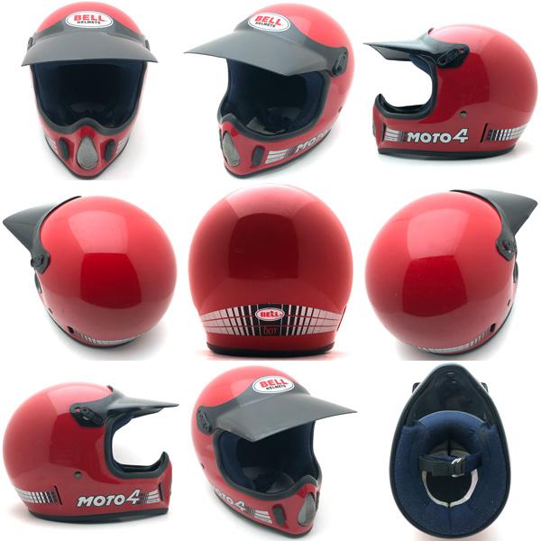 BELL(ヘルメット) 送料無料 純正バイザー付 BELL MOTO4 RED BELL(ヘルメット) 送料無料 純正バイザー付 BELL MOTO4 RED