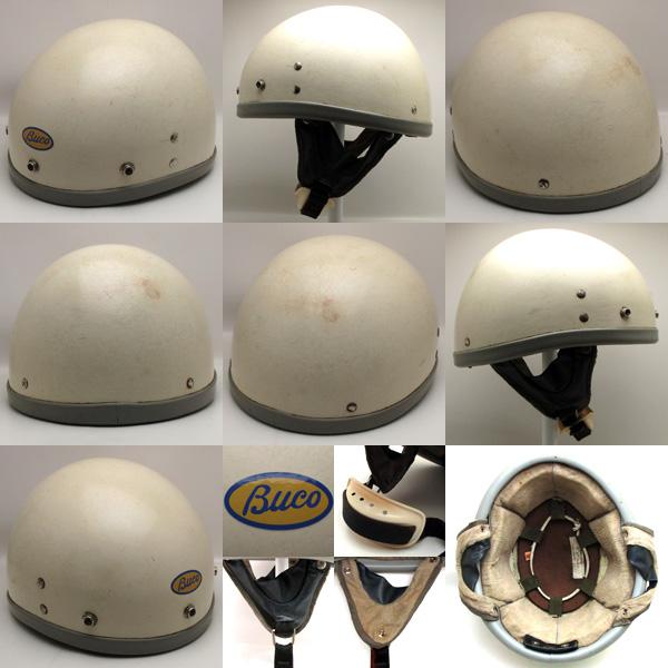BUCO 送料無料 純正チンカップ付 60's SPARTAN WHITE 58cm/ブコ BUCO 送料無料 純正チンカップ付 60's SPARTAN WHITE 58cm/ブコ