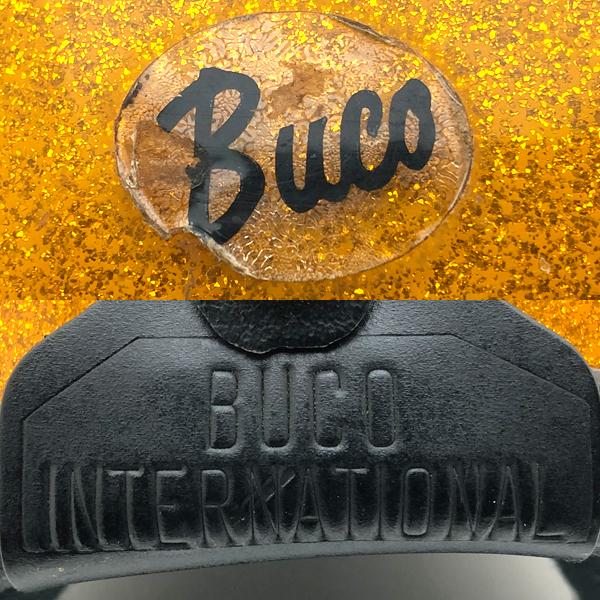 送料無料 BUCO INTERNATIONAL GOLD METALFLAKE 59cm インターナショナル金ゴールドビンテージヘルメットベビーブコレジスタルendurogt70s  ヘルメット
