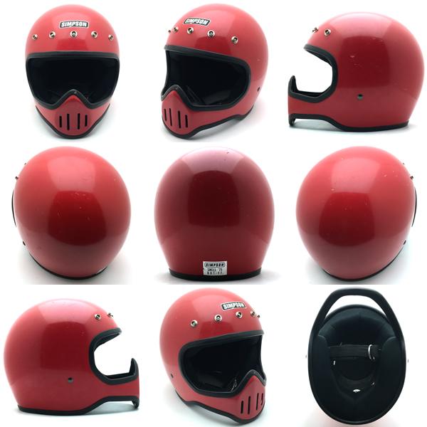 SIMPSON（バイク） 送料無料 SIMPSON M50 RED 61cm/シンプソン赤