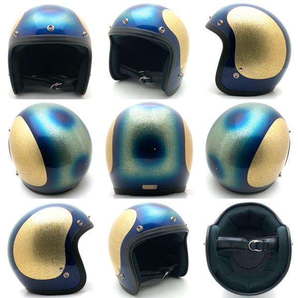 SHOEI 送料無料 FANCY D-3 BLUE × GOLD 60cm/ショウエイd3青