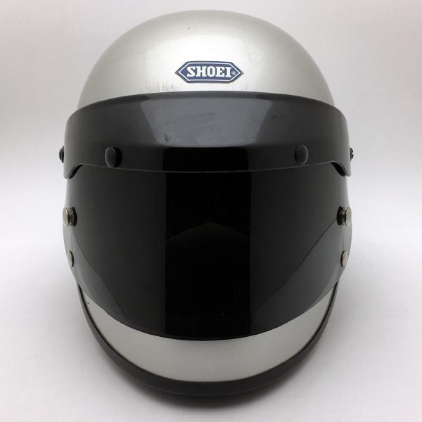 送料無料 箱 純正シールド付 SHOEI S-20 SILVER 56cm/ショウエイs20銀