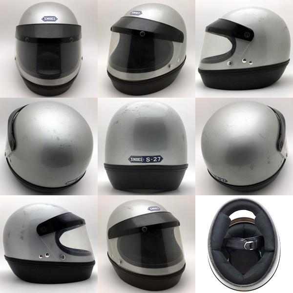 SHOEI 送料無料 純正シールド付 S-27 SILVER 56cm/ショウエイs27