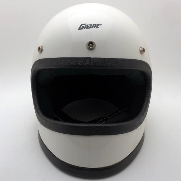 送料無料 Dead Stock 新品 GRANT WHITE 59cm/白ビンテージヘルメット族