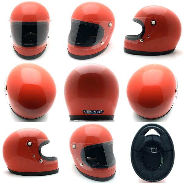 希少 SHOEI S-12 ヘルメット オレンジ（01） 希少 SHOEI S-12 ヘルメット オレンジ（01） SHOEI 送料無料 BHV