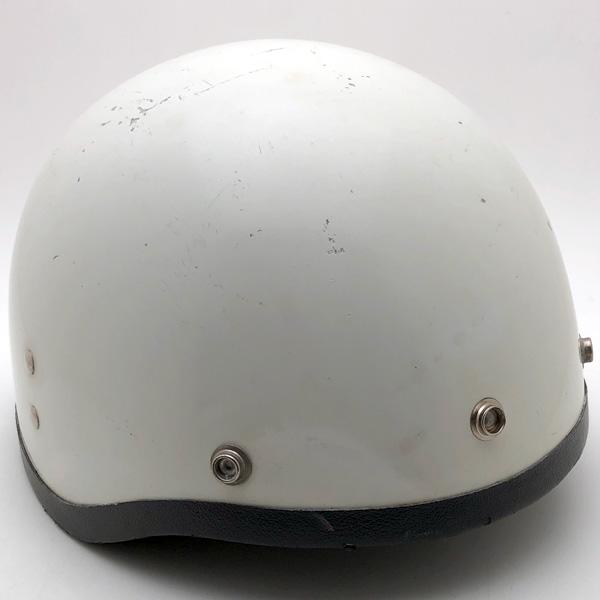Sシェル！Shoei D-10 ハーフヘルメット　ビンテージヘルメット 送料無料 60's SHOEI D-10 WHITE 56cm/ショウエイd10白ビンテージ