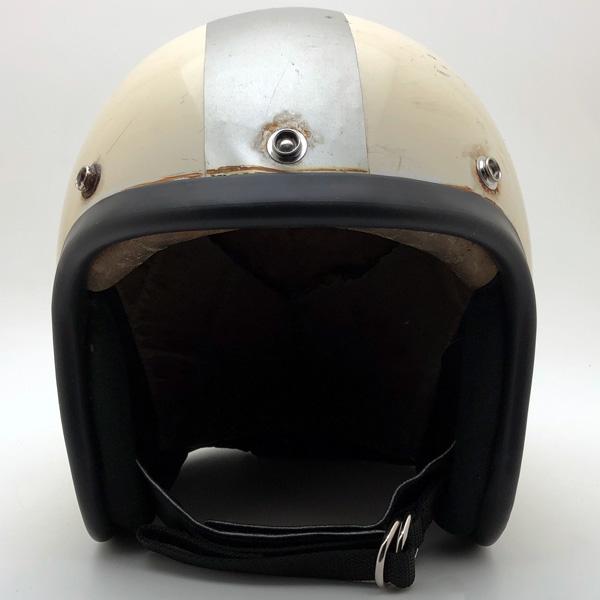 送料無料 60's A.G.V. BONNEVILLE GLADIATOR B4 WHITE × SILVER 57cm