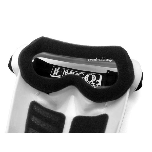 オフロードバイク用フェイスマスクゴーグル ホワイト/EMGOエムゴvmx EMGO FACE MASK GOGGLE WHITE/エムゴフェイスマスクゴーグル白フェイス