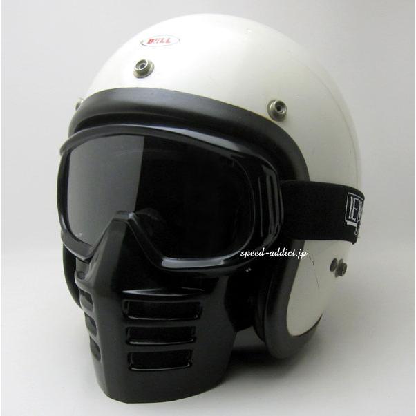 オフロードバイク用フェイスマスクゴーグル ホワイト/EMGOエムゴvmx EMGO FACE MASK GOGGLE WHITE/エムゴフェイスマスクゴーグル白フェイス