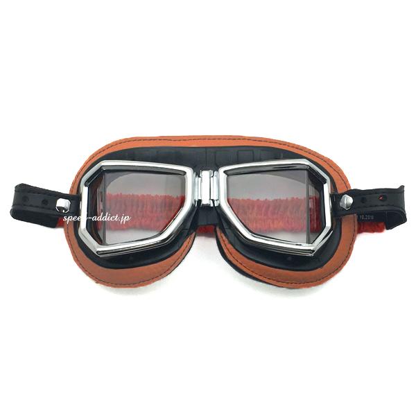 CLIMAX 513S 4眼 GOGGLE BROWN × CHROMEメッキ/クライマックスゴーグル