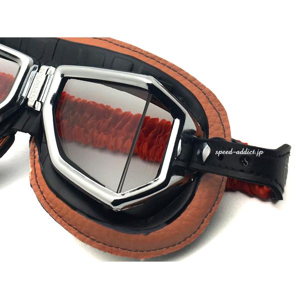 CLIMAX 513S 4眼 GOGGLE BROWN × CHROMEメッキ/クライマックスゴーグル