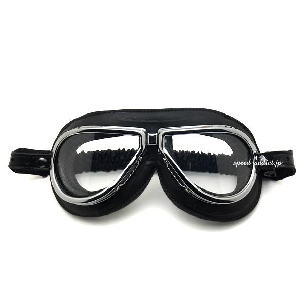 CLIMAX 500 GOGGLE BLACK × CLEAR/クライマックスゴーグル鉄スクーター