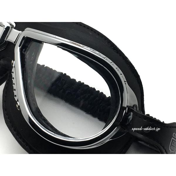 CLIMAX 500 GOGGLE BLACK × CLEAR/クライマックスゴーグル鉄スクーター