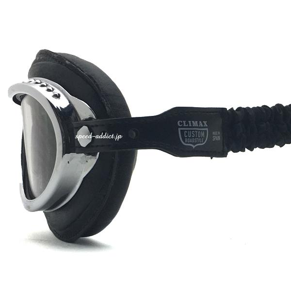 CLIMAX 500 GOGGLE BLACK × CLEAR/クライマックスゴーグル鉄スクーター