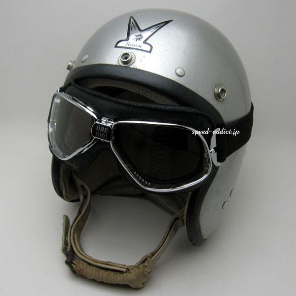 nannini Biker GOGGLE BLACK・CHROME × ANTI FOG CLEAR/ナンニーニ