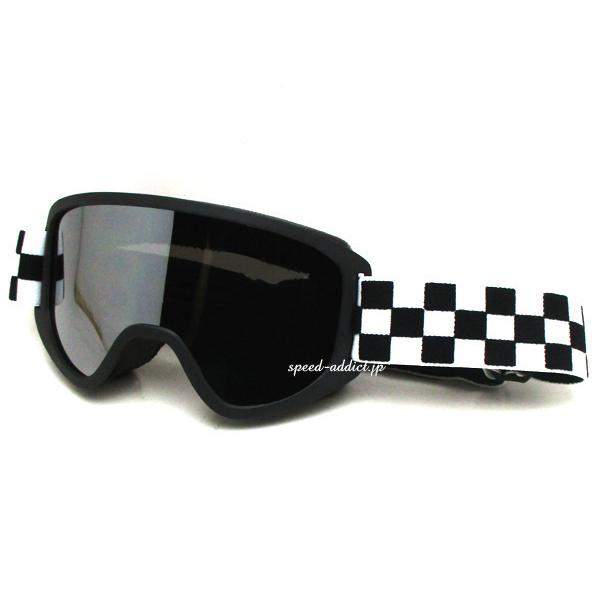 【値下げ】Biltwell Motoゴーグル2.0 ミラークロームレンズ付き Biltwell MOTO 2.0 GOGGLE 交換用レンズ CHROME MIRROR/クロームミラー