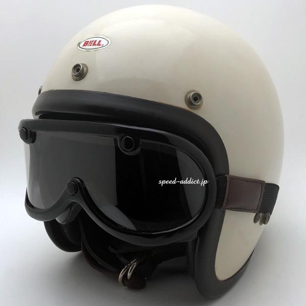 GREASER 60's VINTAGE GOGGLE LEATHER 1inch BROWN/グリーサー