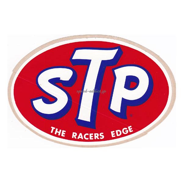 STP 70's VINTAGE Sticker THE RACERS EDGE 80mm×115mm/レースレーシングモーターオイル ...
