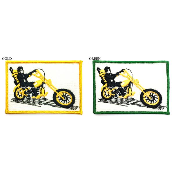 70's VINTAGE CHOPPER WAPPEN GOLD/ビンテージチョッパーワッペン