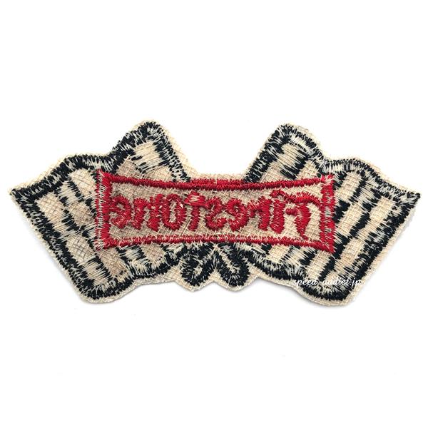 ファイアストン 60's VINTAGE FIRESTONE CHECKER FLAG WAPPEN/ファイ