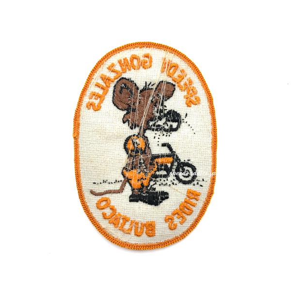 60's VINTAGE SPEEDY GONZALES RIDES BULTACO WAPPEN/nos