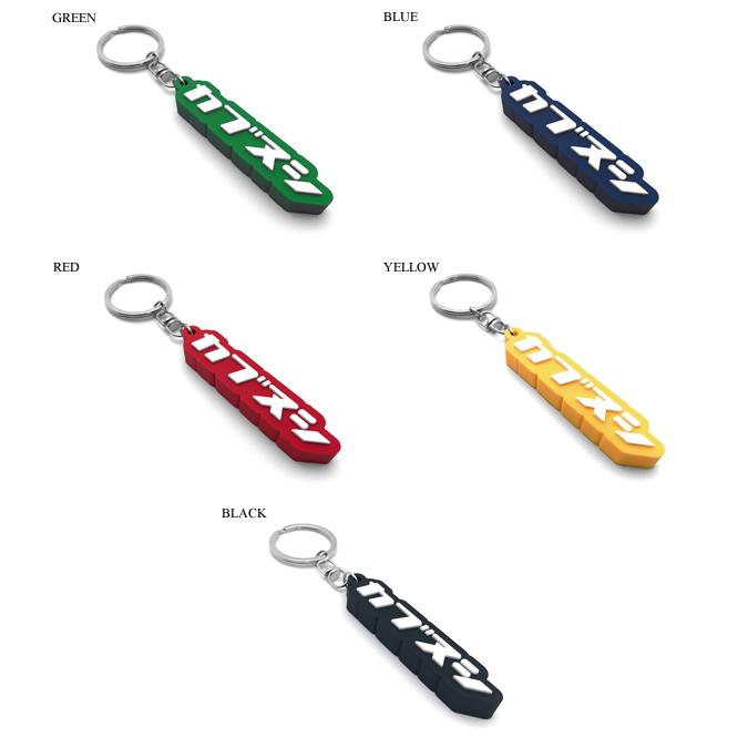 カブヌシ デカ厚ラバーキーホルダー RED/赤ロゴ鍵キーリングホンダカブ