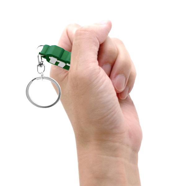 カブヌシ デカ厚ラバーキーホルダー RED/赤ロゴ鍵キーリングホンダカブ