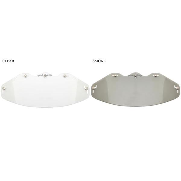 BOB HEATH VISORS FLAT SHIELD スモーク/ボブヒースバイザーフラット