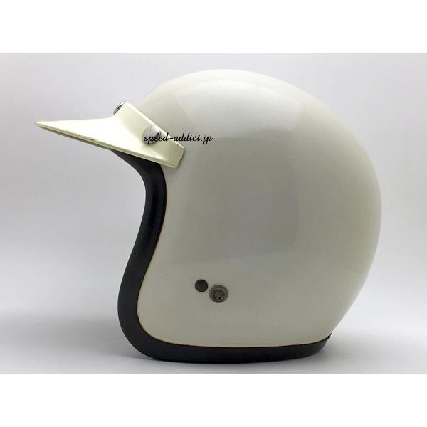 Bell オリジナル510バイザー　刻印あり　ビンテージヘルメット BELL（ベル） VINTAGE BELL 510 VISOR WHITE/ ビンテージベル510