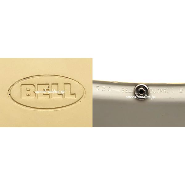 BELL（ベル） VINTAGE BELL 530 DUCKBILL VISOR WHITE ヤレ/白