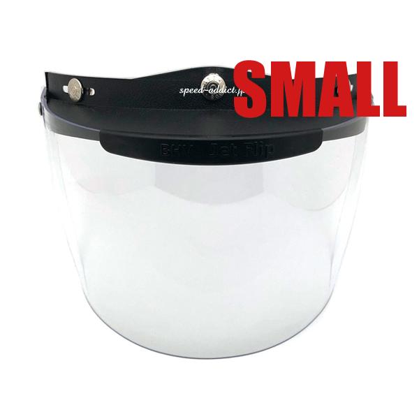 BOB HEATH VISORS FLIP UP SHIELD CLEAR SMALL/クリアビンテージヘルメットフリップアップシールド