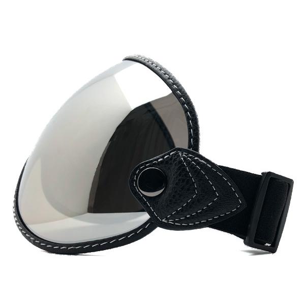 GOGGLE SHIELD SMOKE MIRROR/ゴーグルシールドスモークミラー眼鏡対応